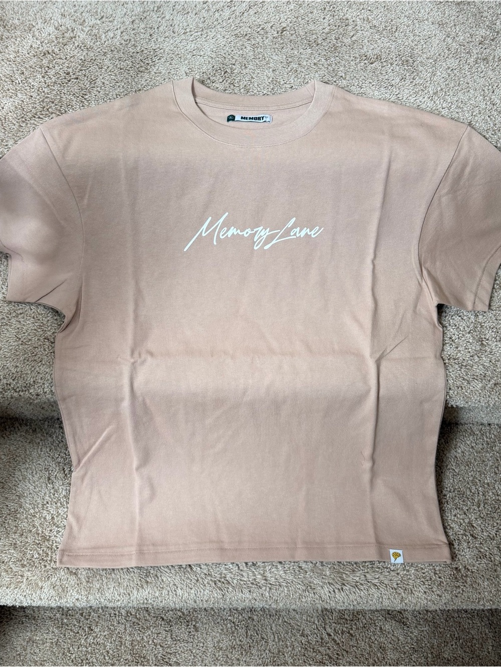 Short-Sleeve Tee in Dusty Pink - Men's Casual Shirt